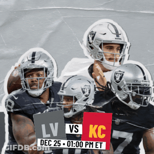 Nfl Celebration LV Raiders Versus Kansas City GIF