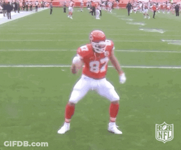 NFL Chiefs Kelce Dancing GIF