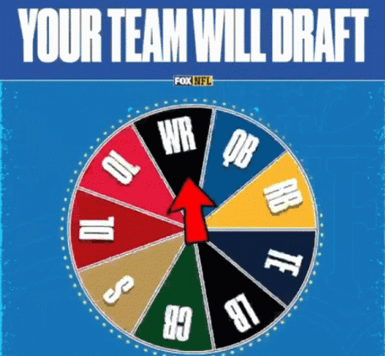 NFL Draft Animated Spinning Wheel GIF