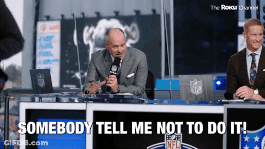 NFL Draft Announcer Rich Eisen GIF