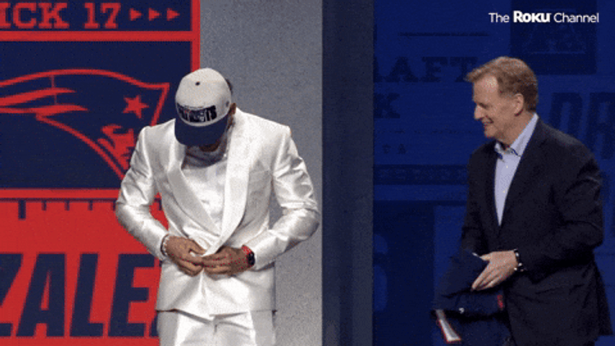 NFL Draft Christian Gonzalez New England Patriots GIF