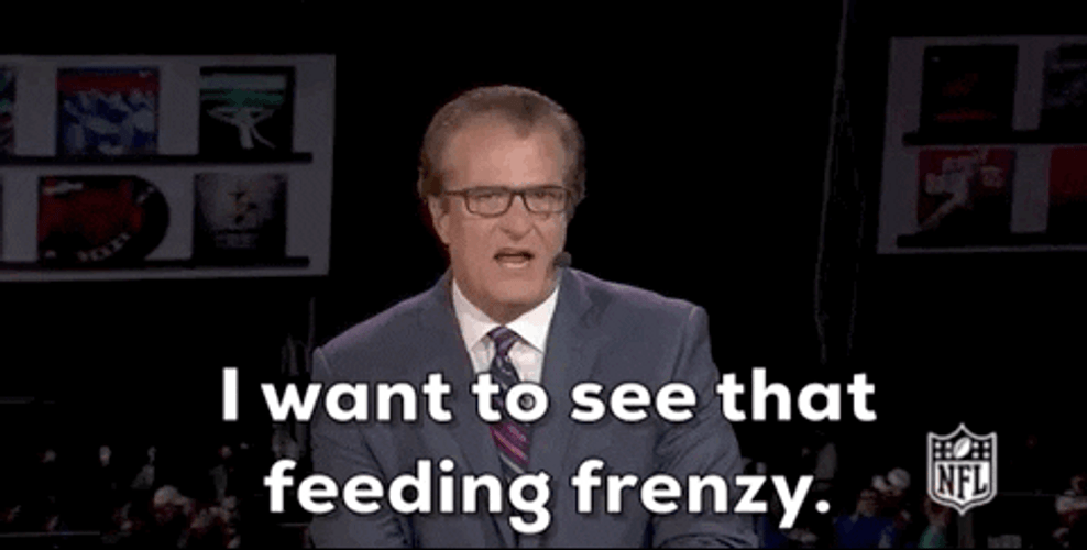NFL Draft Feeding Frenzy Mel Kiper GIF