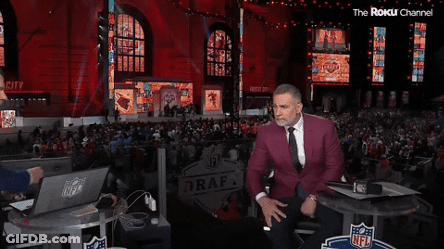 NFL Draft Ian Rapoport Fist Bump GIF