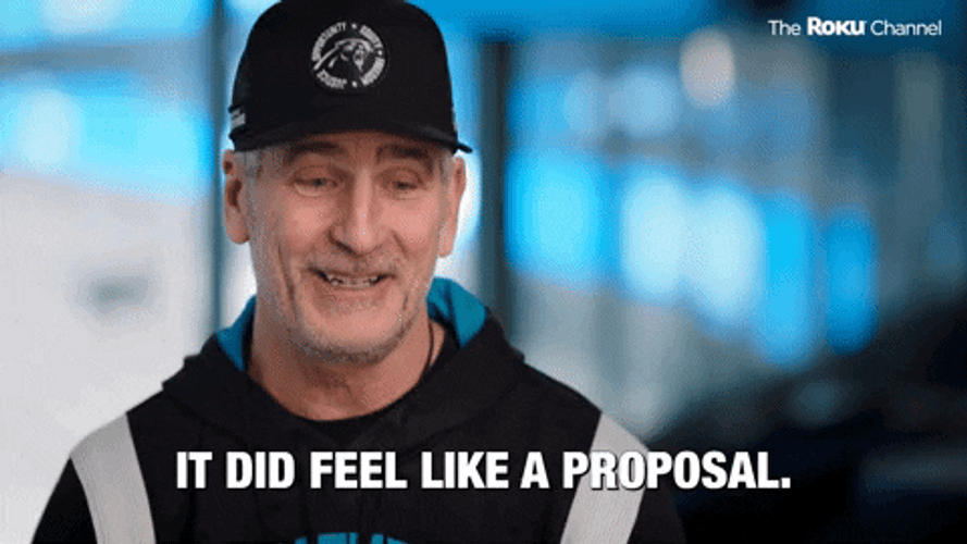 NFL Draft Like Proposal Frank Reich GIF