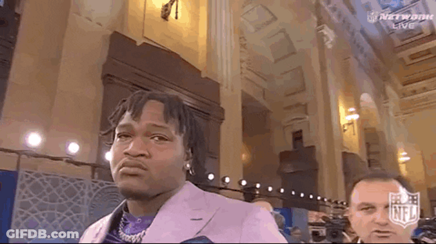 NFL Draft Pick Emotional Player GIF