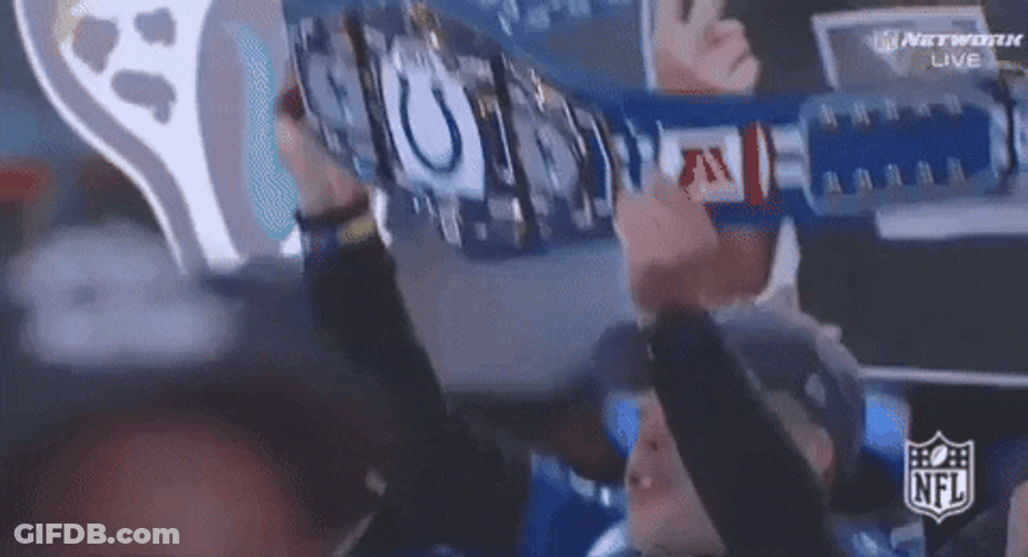 NFL Draft Pick Fans Cheering GIF