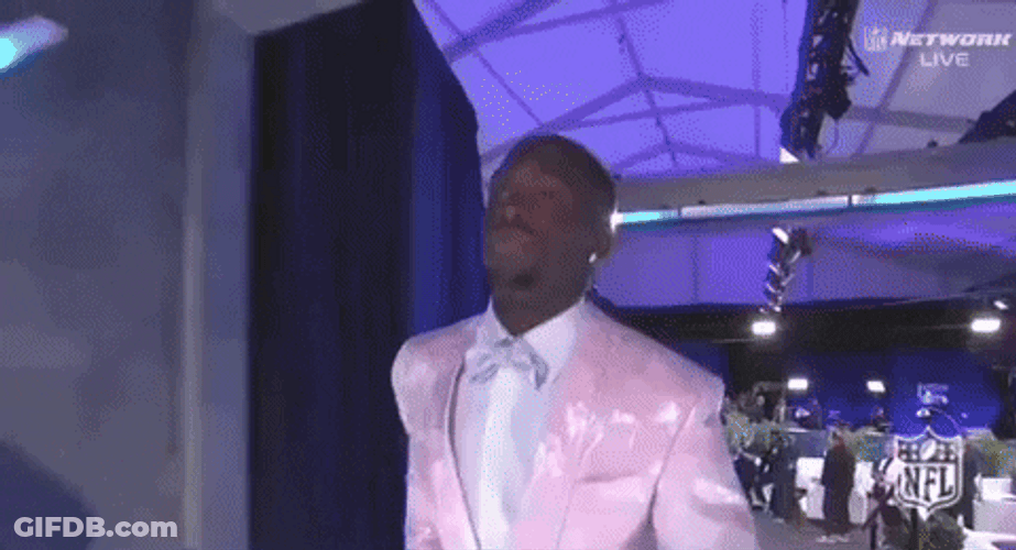 NFL Draft Player Grand Entrance GIF