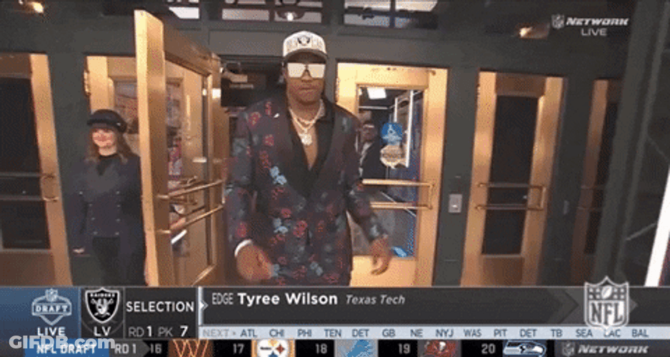 NFL Draft Player Walking On Stage GIF