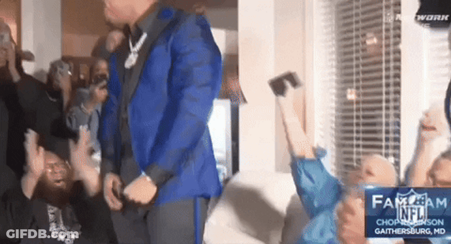 NFL Draft Players Family Celebrating GIF