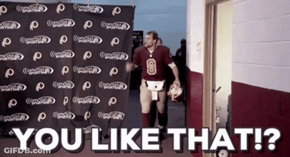 NFL Kirk Cousins You Like That GIF