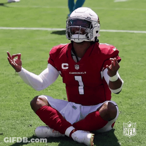 NFL Kyler Murray Meditating GIF