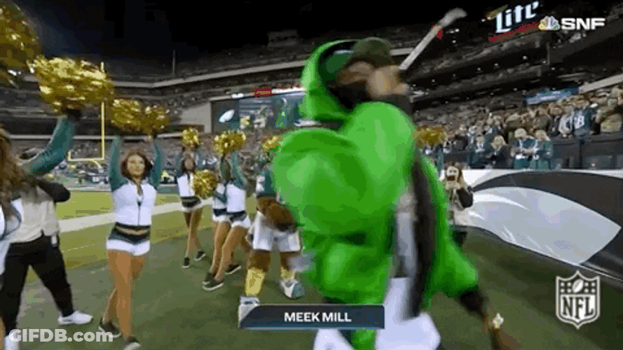NFL Meek Mill Rapping GIF