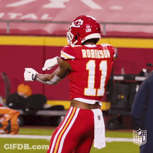 NFL Robinson Dancing Dougie GIF