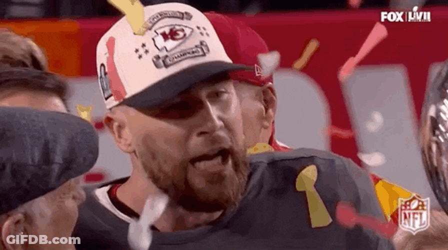 NFL Travis Kelce Look At Us Now GIF