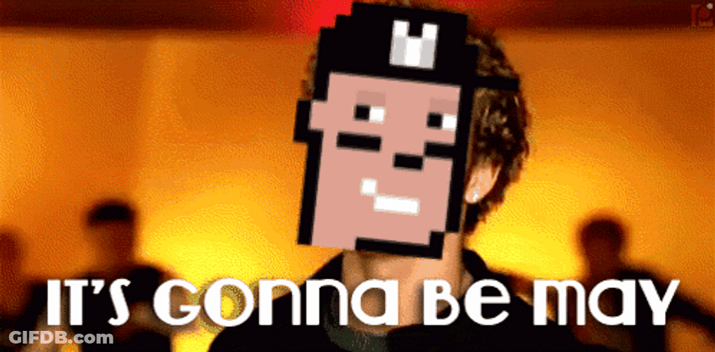 NFT Face It's Gonna Be May GIF