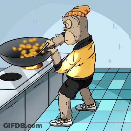 NFT Gorilla Let Him Cook GIF