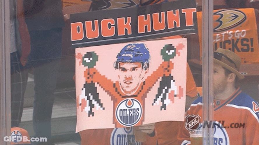 NHL Duck Hunt Playoff Hockey GIF