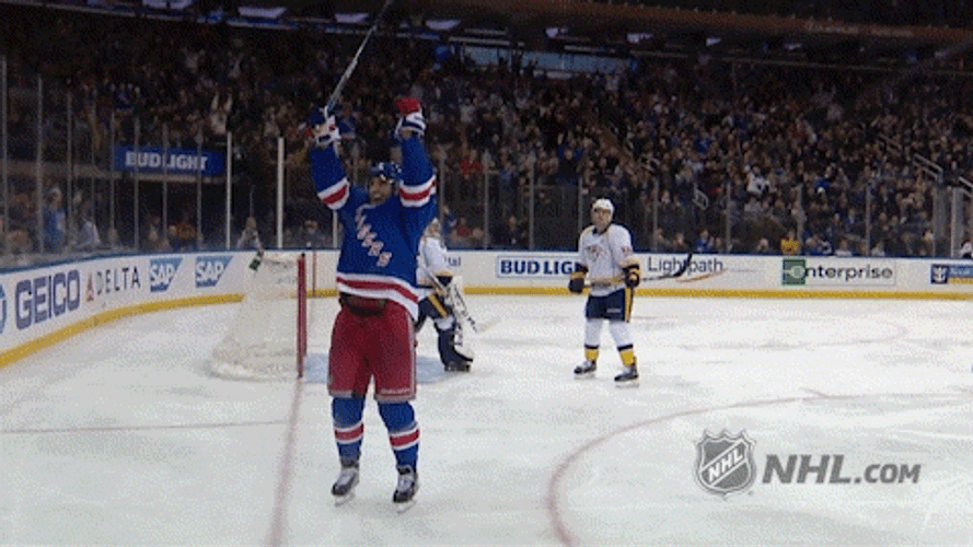 NHL Rangers Hockey Score GIF