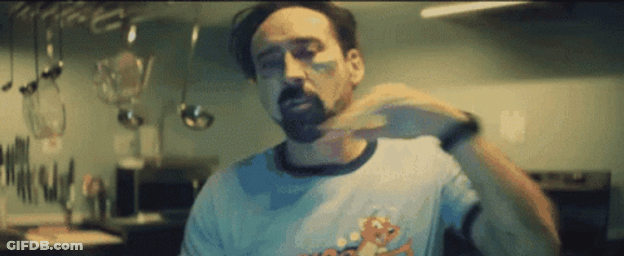 Nic Cage Awkward Dance Moves GIF