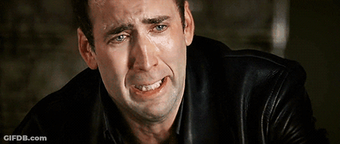 Nic Cage Crying Loop GIF