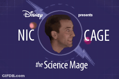 Nic Cage The Science Mage GIF