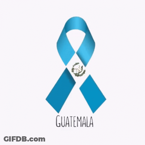 Nicaragua Flag On Green Background GIF