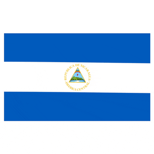 Nicaragua Flag Plain GIF