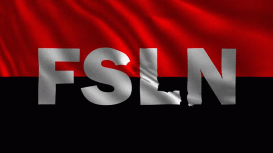 Nicaragua FSLN Flag GIF
