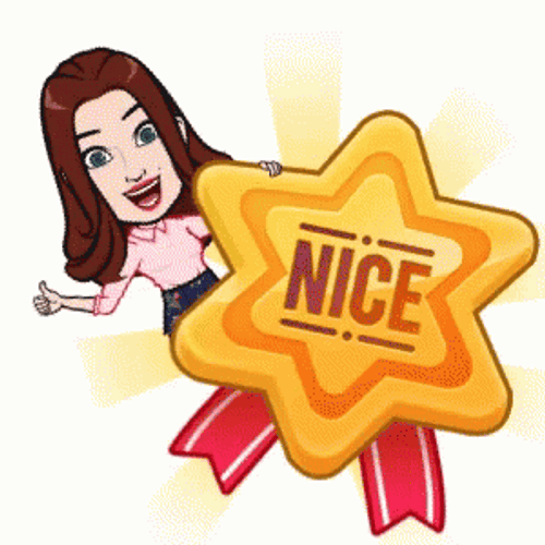 Nice Golden Star Badge GIF