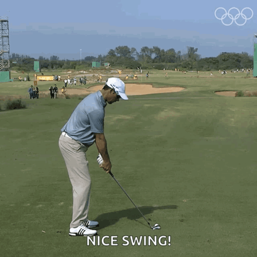 Nice Golf Swing GIF