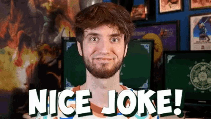 Nice Joke PeanutButterGamer GIF