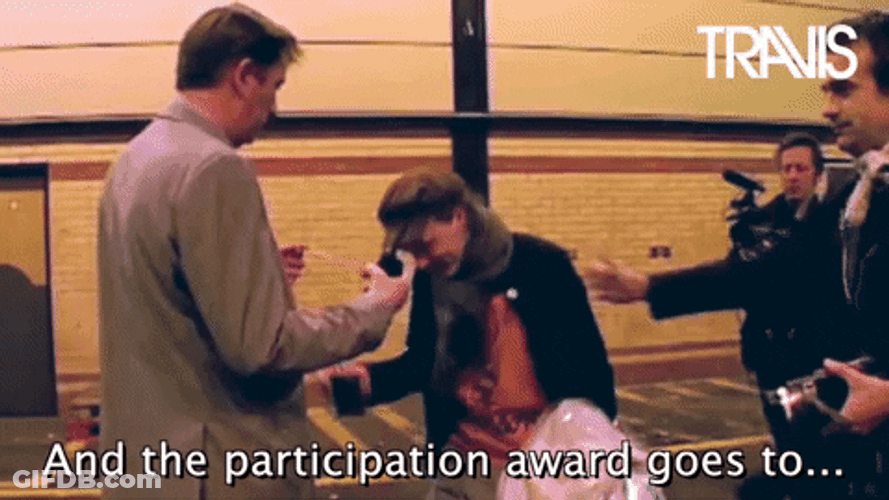 Nice Meme Award Lose Fran Healy GIF