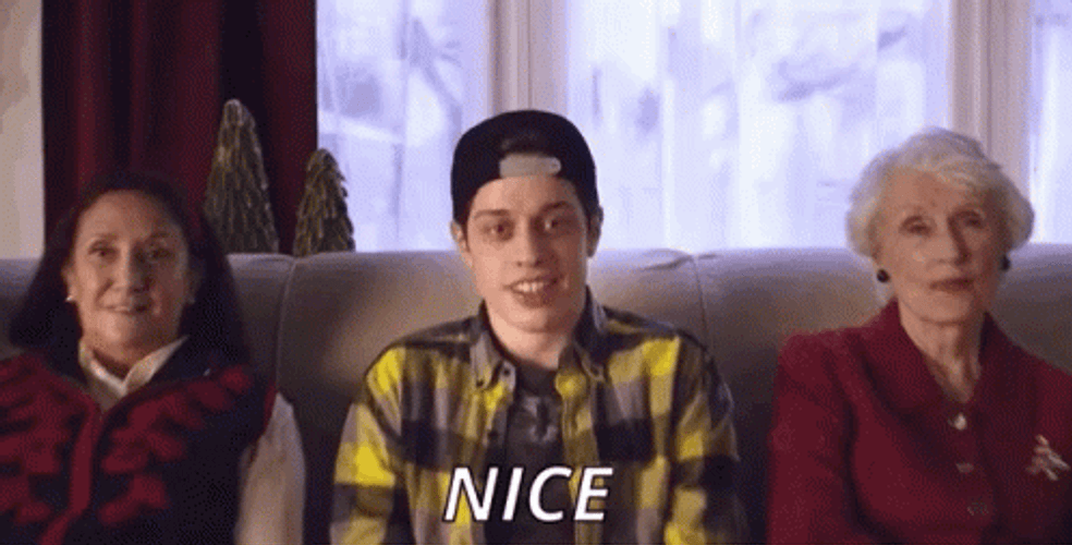 Nice Pete Davidson SNL GIF