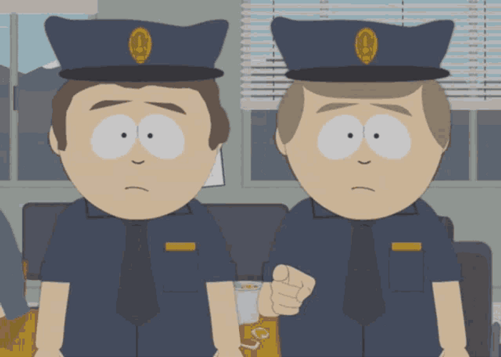 Nice South Park Cops GIF