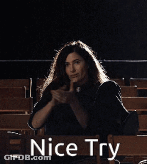 Nice Try Agatha Harkness Slow Clapping GIF