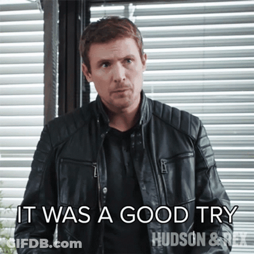 Nice Try Detective Charlie Hudson GIF