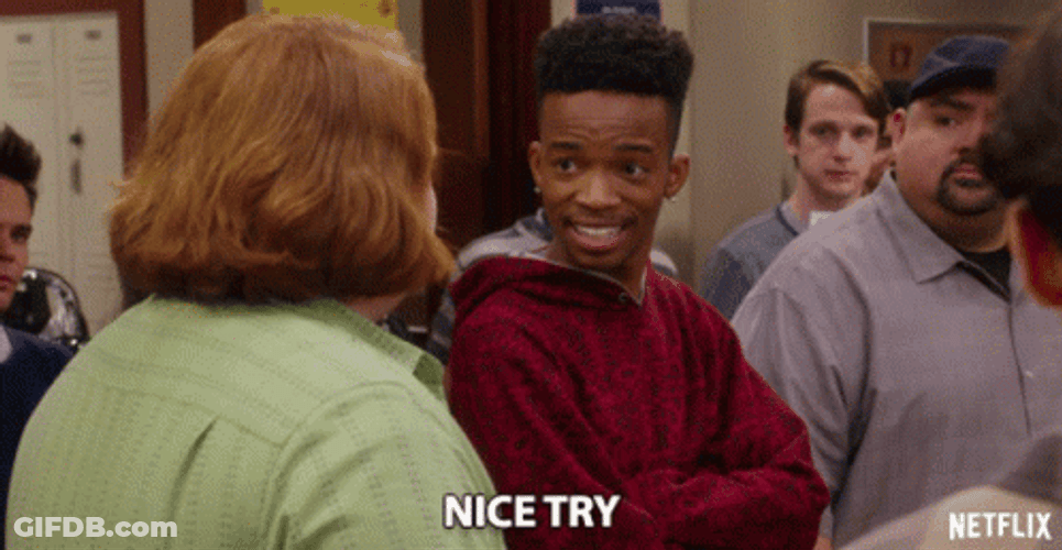Nice Try Mr Iglesias Lorenzo GIF
