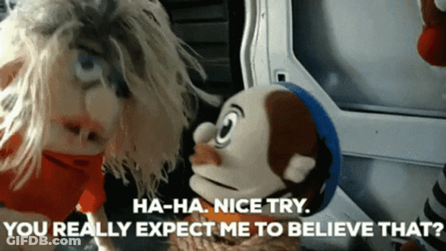 Nice Try SML Nancy GIF