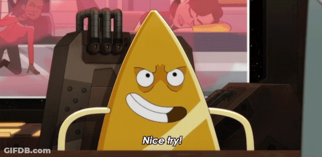 Nice Try Star Trek Badge GIF