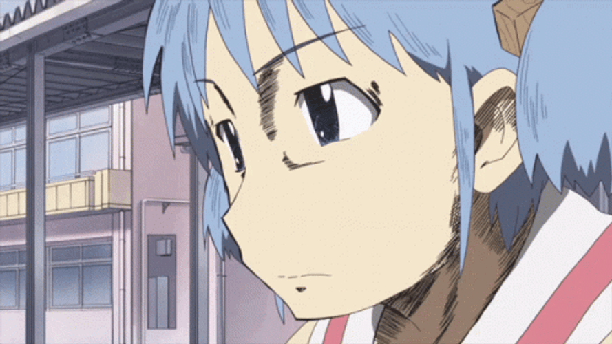 Nichijou Blank Stare GIF