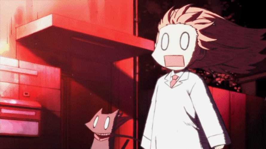 Nichijou Explosion Reaction GIF