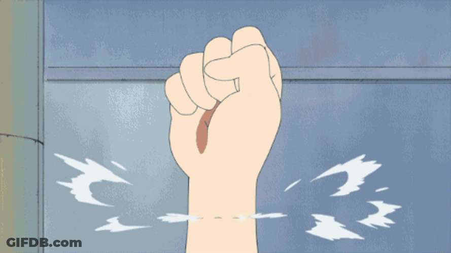 Nichijou Robot Nano Hands GIF