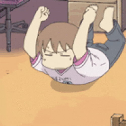 Nichijou Yuuko Mad GIF