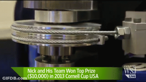 Nick And Team Win 2013 Cornell Cup USA GIF
