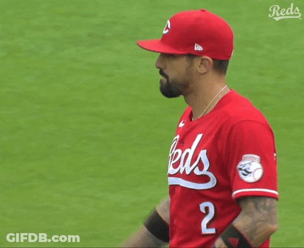 Nick Castellanos Holding Up One Of His Hand GIF