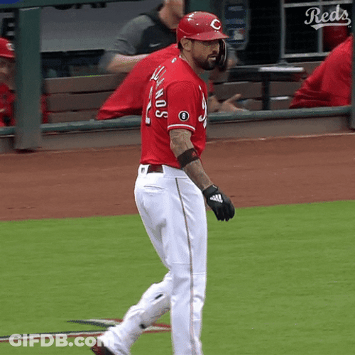 Nick Castellanos Signaling His Teammate GIF