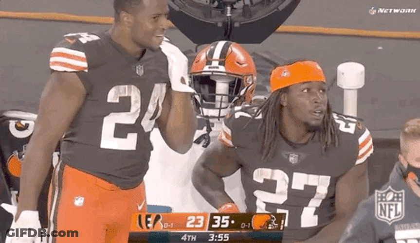 Nick Chubb And Kareem Hunt GIF