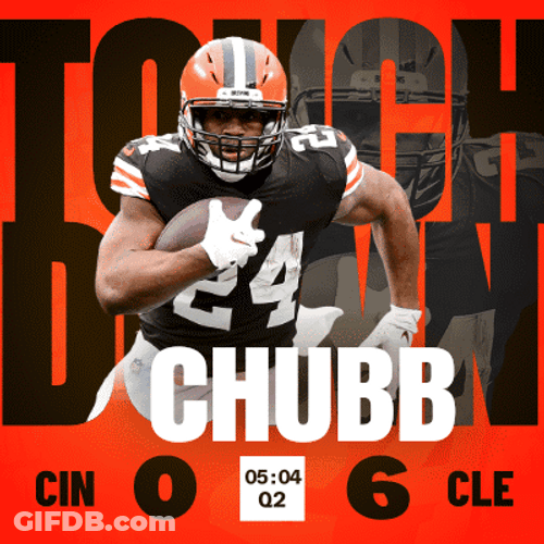 Nick Chubb Cleveland Browns Score GIF