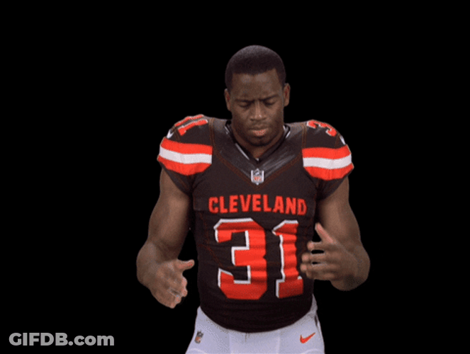 Nick Chubb What Expression GIF
