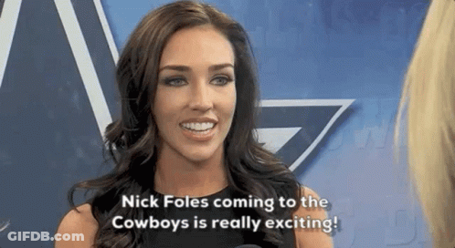 Nick Foles Coming To The Cowboys Excited GIF